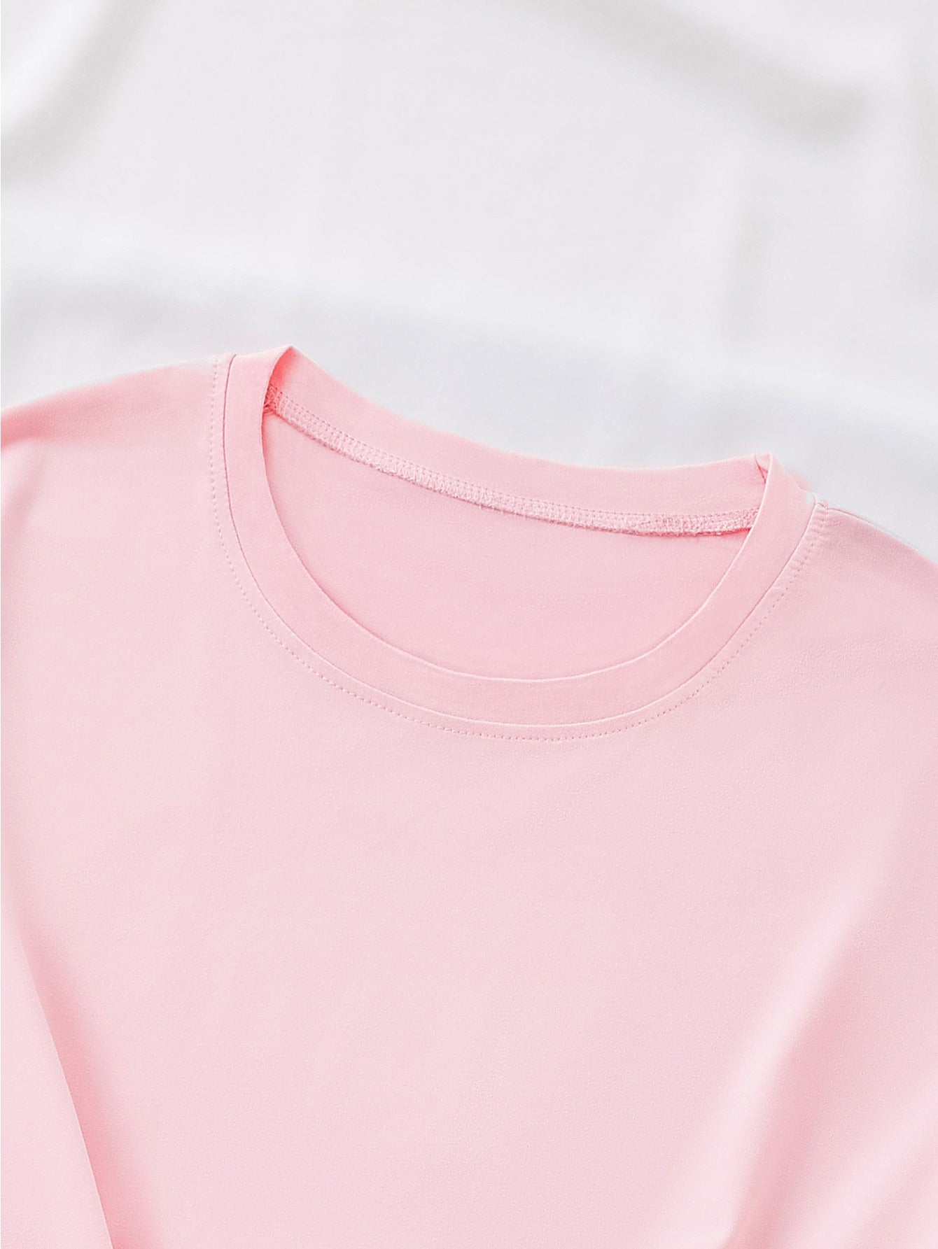 Camiseta suelta de gran tamaño para mujer, algodón transpirable, manga corta casual