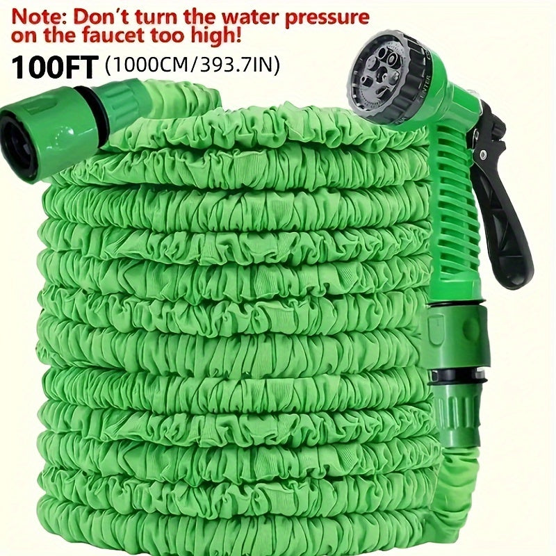 Manguera de jardín extensible 25 50 75 100 pies para regar, lavado de coches y mascotas