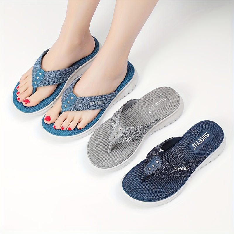 Women's Summer Casual Lightweight Non-Slip Flip-Flops