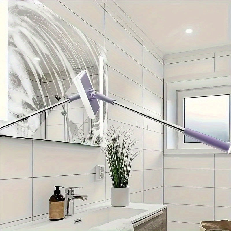 Tengil Mop: Qo'l bilan yuvish uchun almashtiriladigan yuz matosi bilan sizning eng yaxshi tozalash yordamchingiz. Devorlar, stol, shkaf eshiklari va pol uchun ideal. Uy, ochiq joy, yotoqxona va ofis tozalash uchun zaruriy narsadir.