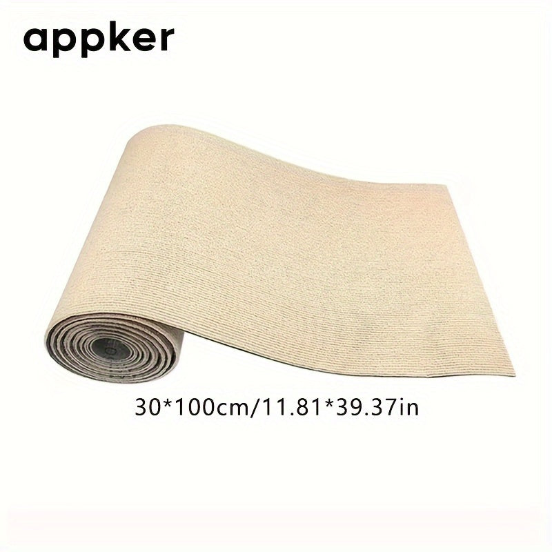 Self-Adhesive Cat Scratching Mat with Dual-Texture Polyester Sofa Protector