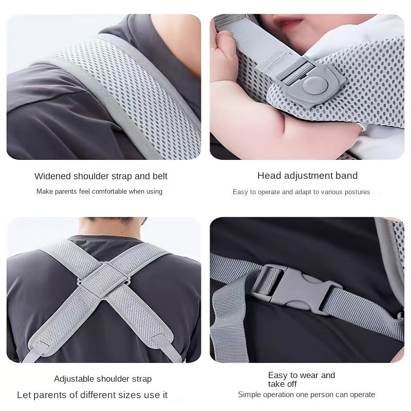 Baby Carrier for Newborns Ergonomic Breathable Front Back Carry Summer Use