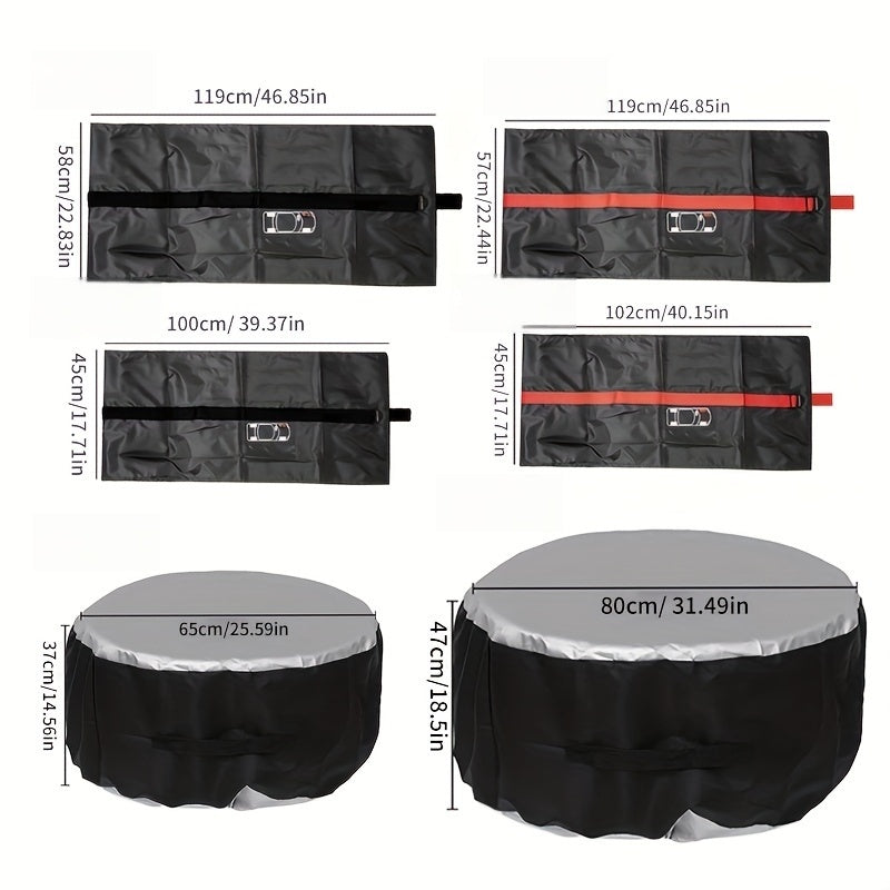 Universal Tire Cover for 13-23 Inch Tires Spare Protector Waterproof