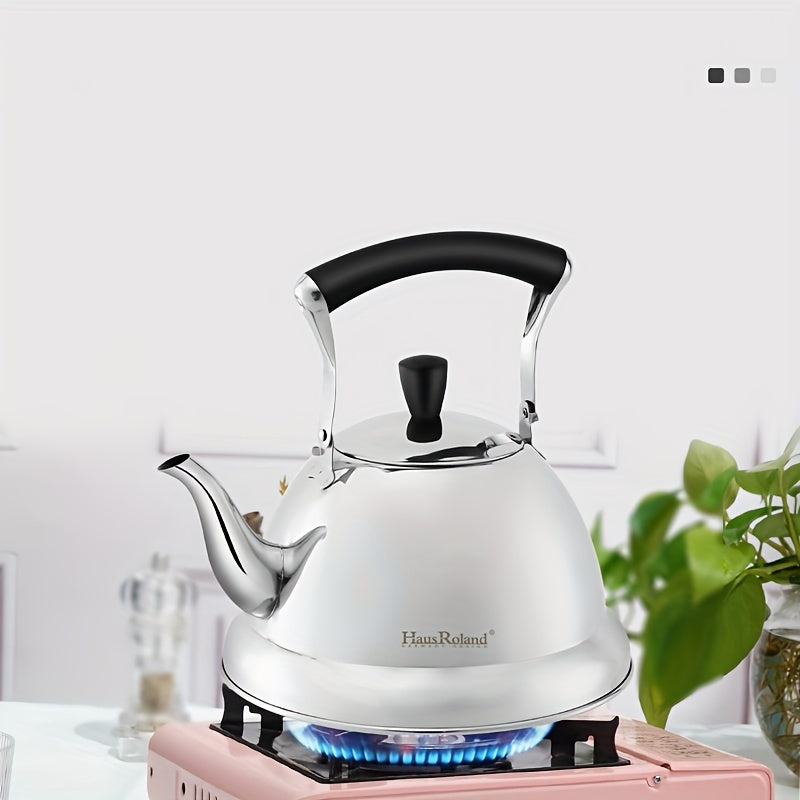 Juego de hervidores de té de acero inoxidable de 3L y 1L con silbido para estufa