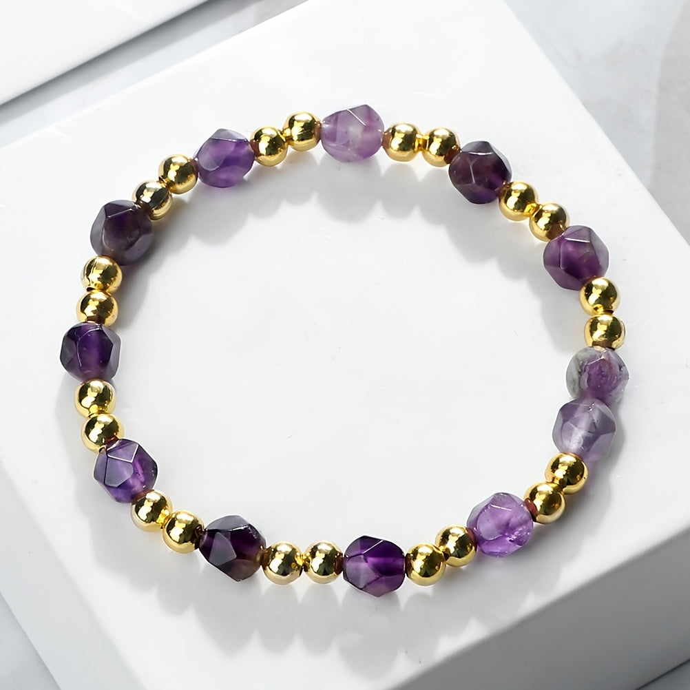 Natural Aventurine and Dongling Stone Beaded Bracelet for Women 8mm Healing Jewelry