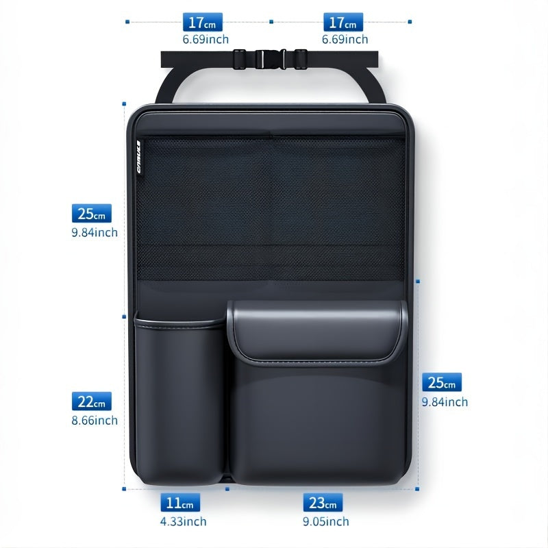 Mashina uchun avtomobil bagaj sumkasi, mustahkam mato tashkilotchisi, katta sig'imli