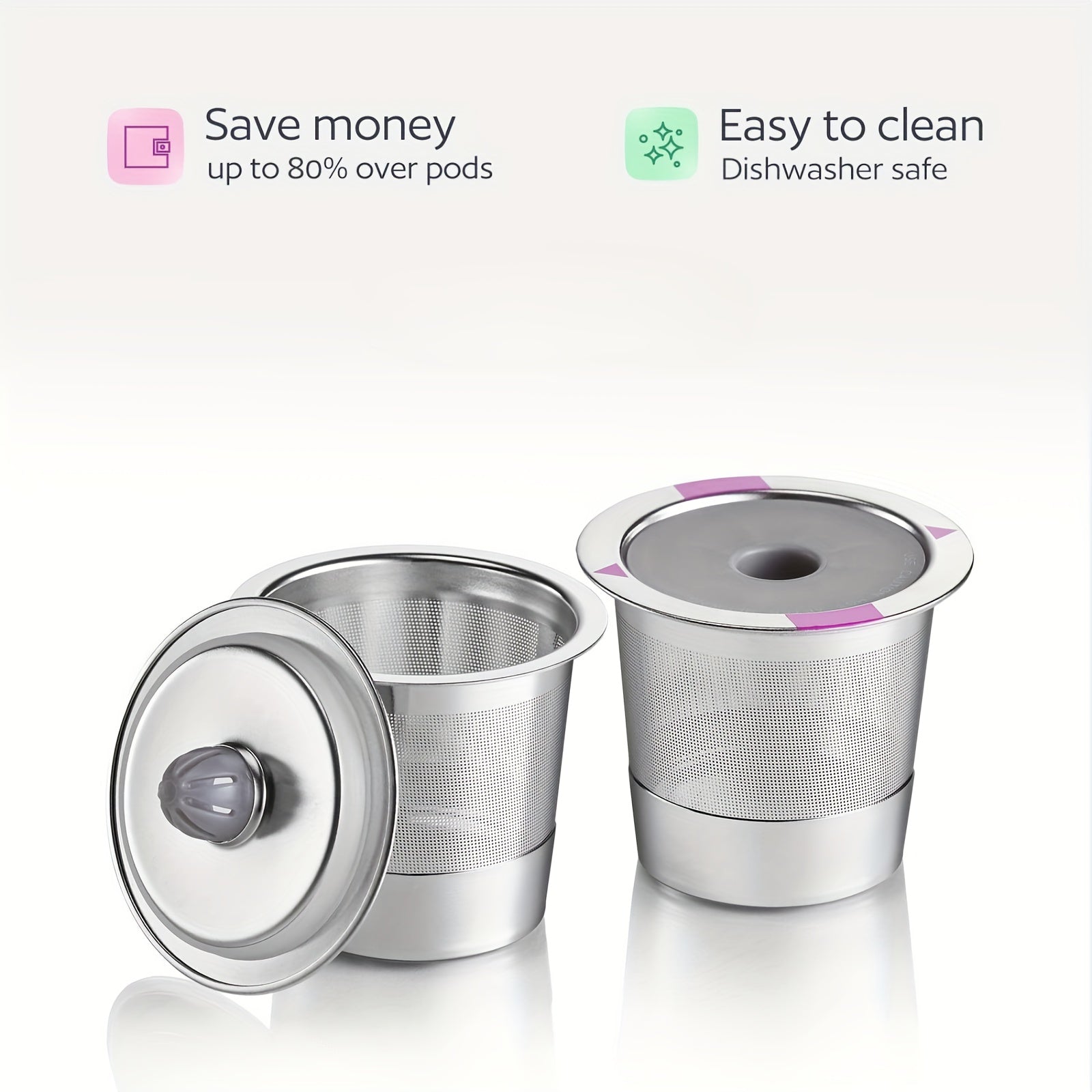 Reusable Stainless Steel K-Cup for Keurig Coffee Makers, Universal Compatible