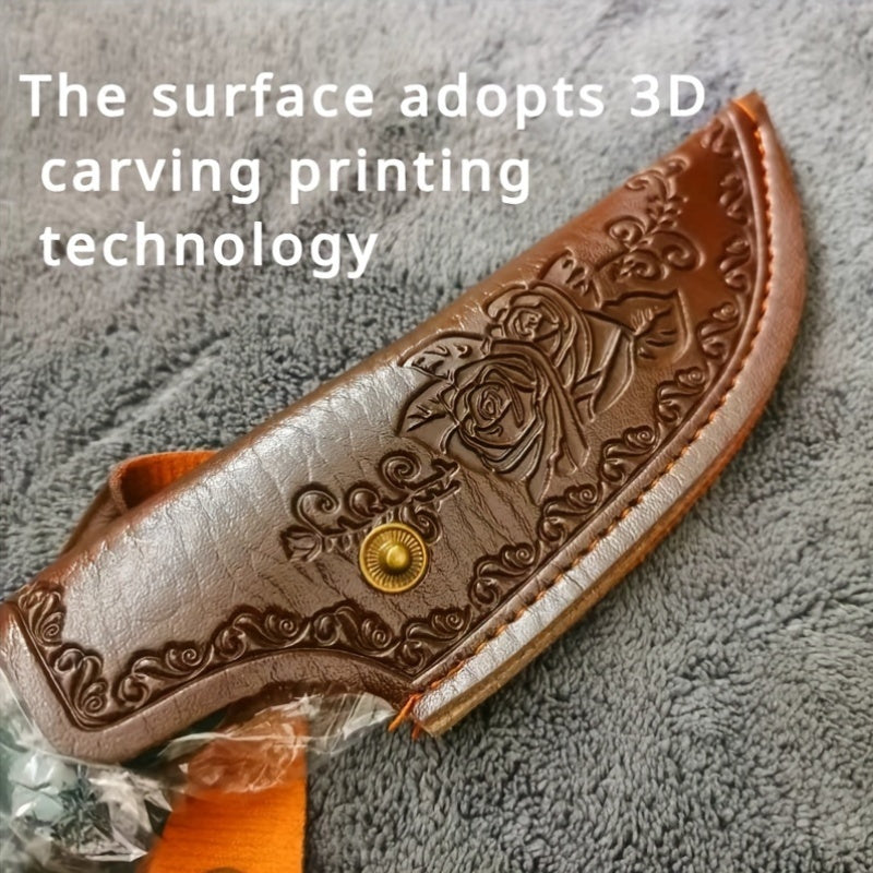 Durable PU Knife Sheath for Kitchen and Outdoor Use Camping and Cooking