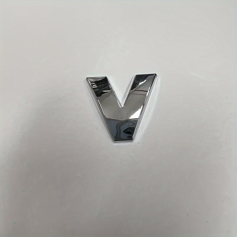 Metall avtomobil logotipi bagaj stikerlari uchun dvigatel quvvati raqami plitasi bezaklari