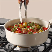 18-Piece Non-Stick Cookware Set with Removable Handles, Brushed Aluminum