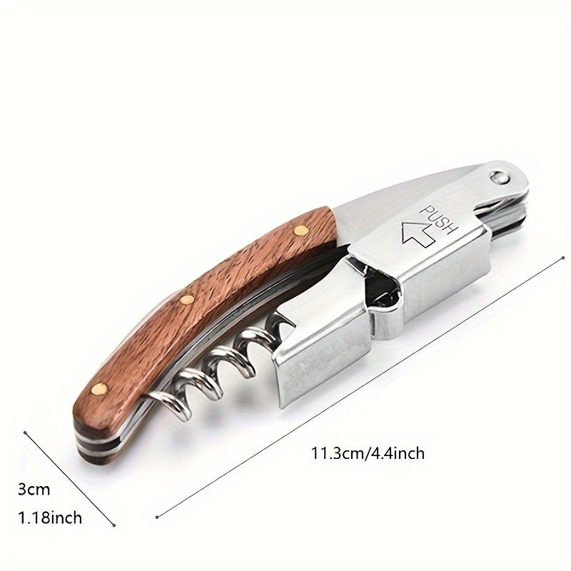 Qizil vino shishasini ochuvchi - Foydalanish uchun oson va ko'p funksiyali