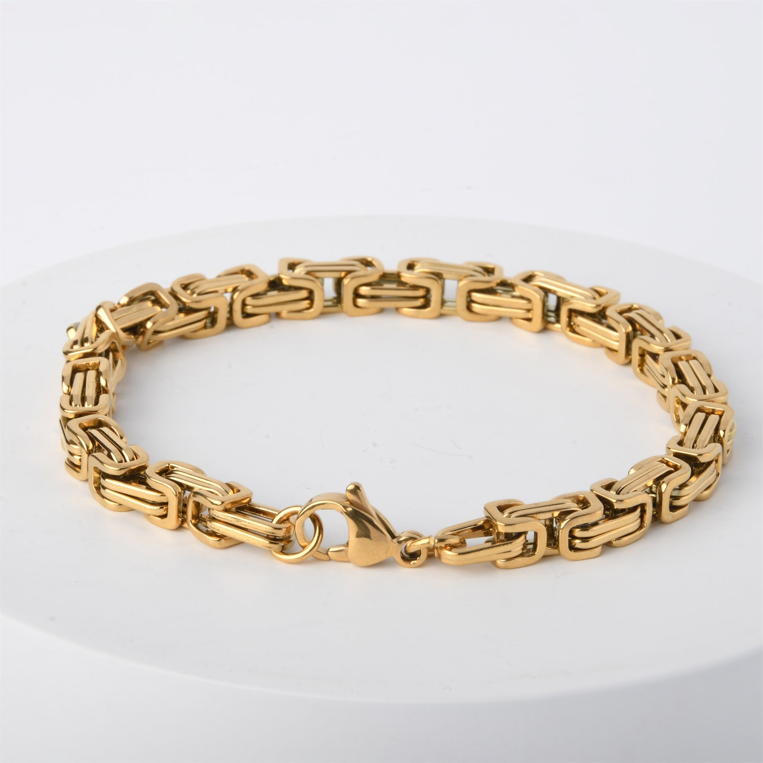 Women’s Adjustable Gold Plated Copper Chain Bracelet Jewelry for Girls