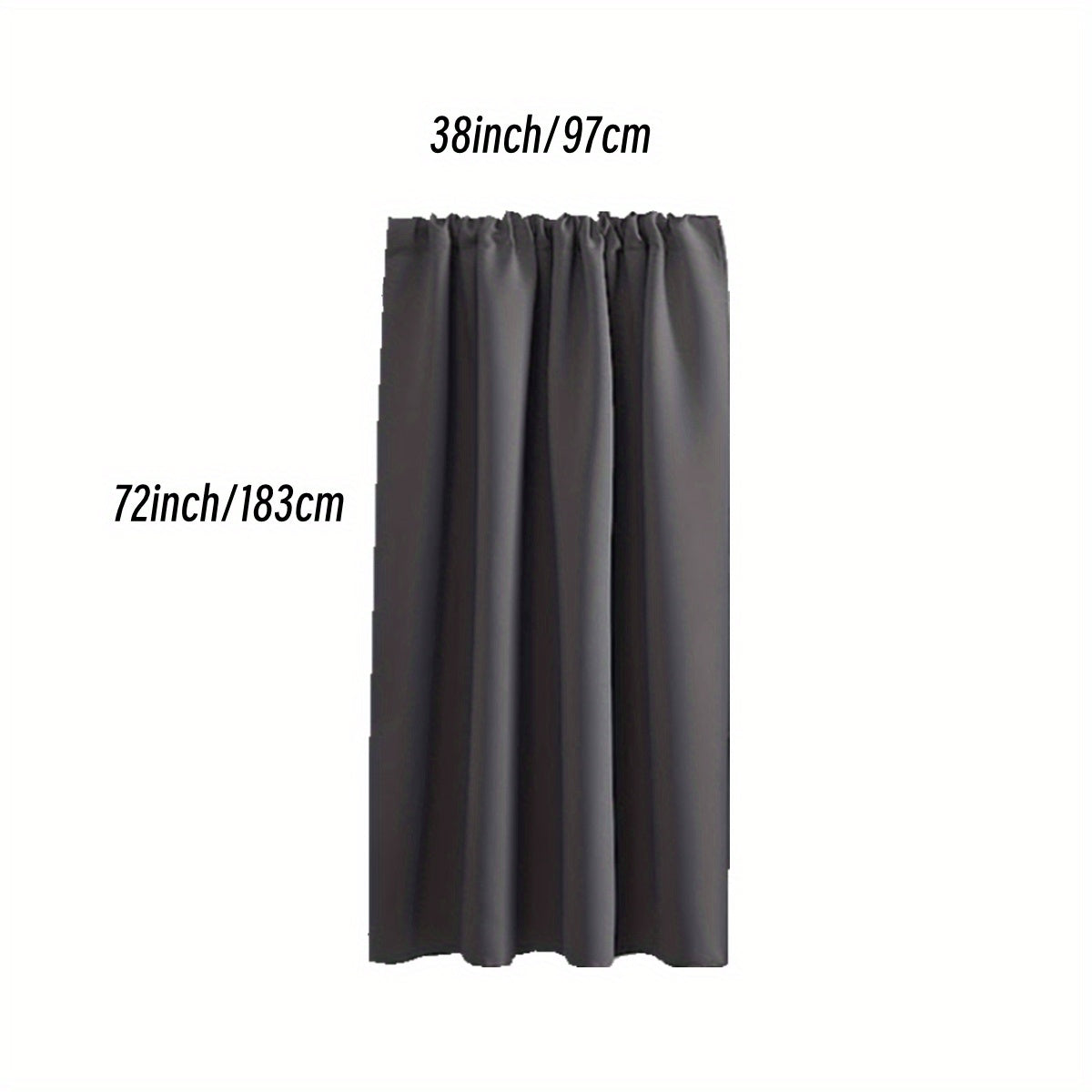 Insulated Blackout Curtains for Bedroom Room Darkening Noise Reduction 1PC