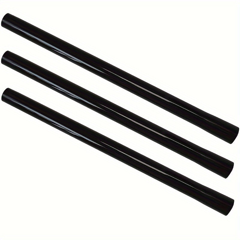 Three Pieces Vacuum Extension Wands 3.17cm, Extends Up to 44.7cm, Portable Plastic Tube Replacement