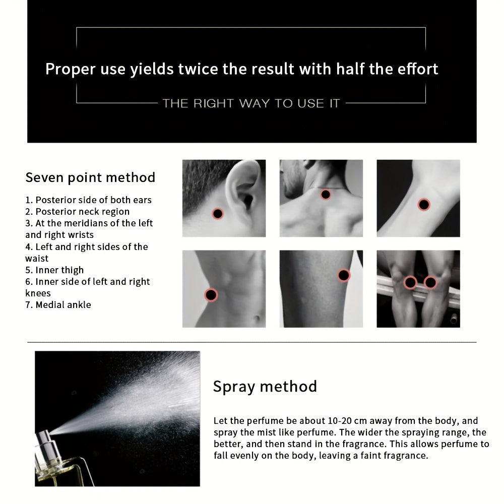 Set de regalo de colonia para hombre, 3 piezas, floral, cítrico, amaderado, de larga duración