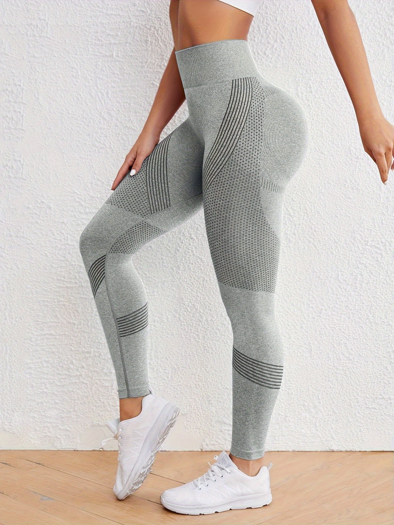 Women's High-Waist Seamless Yoga Pants Quick-Drying High-Stretch Slimming Leggings