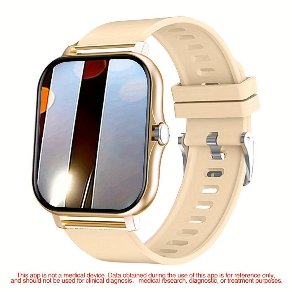 Smart Watch for Men and Women 4.65cm Wireless Calling Long Sitting Reminder USB Rechargeable