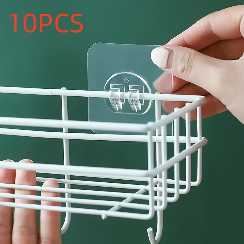 Ganchos de pared removibles e impermeables para baño, cocina y uso doméstico