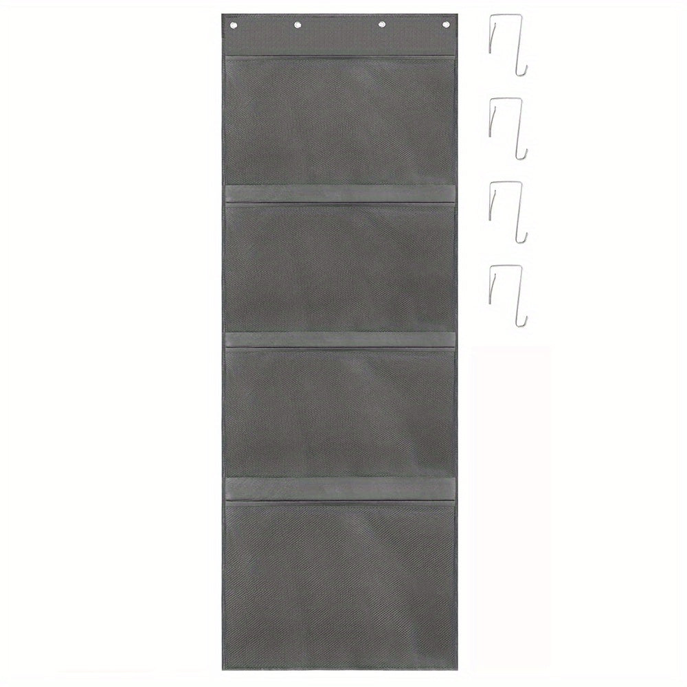 Hanging Stuffed Animal Storage Organizer Bag Breathable Mesh for Bedroom Closet