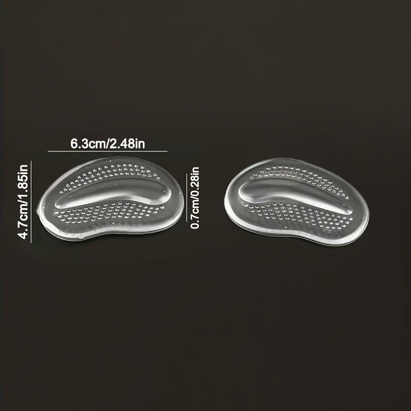 Women Silicone Forefoot Pads Soft Breathable Anti-Friction High Heel Inserts