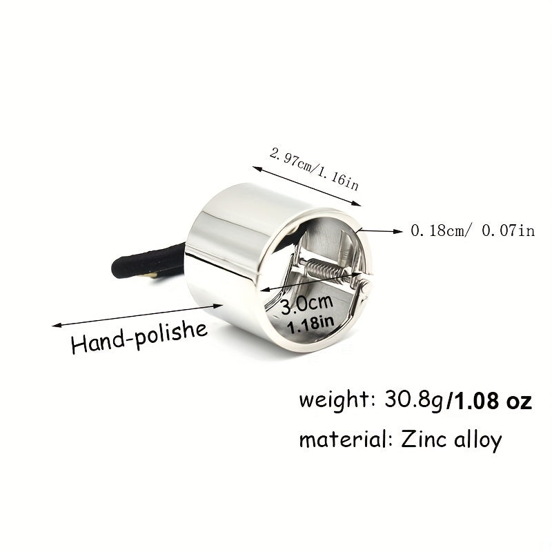 Women's Gold Hair Tie with Korean-Inspired Design for Elegant Hairstyles