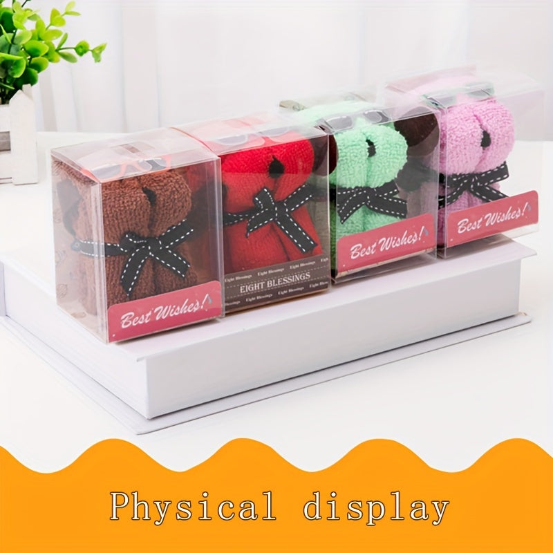 Cute Puppy Towels for Bridesmaids Birthday Holiday Celebration Gifts Packaged