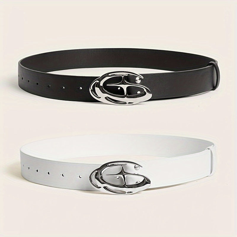 Ayollar uchun faux charm bilan vintage tokchali kamar, kiyingan va jinsi uchun