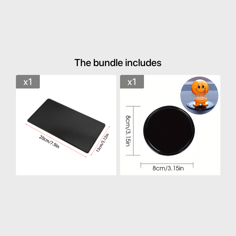 Universal Non-Slip Sticky Mat for Car Dashboard Phone Key Holder 200x130mm