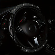 Avtomobil boshqaruv g'ildiragi qopqog'i to'plami yumshoq faux charm 37-38 sm uch o'lchovli