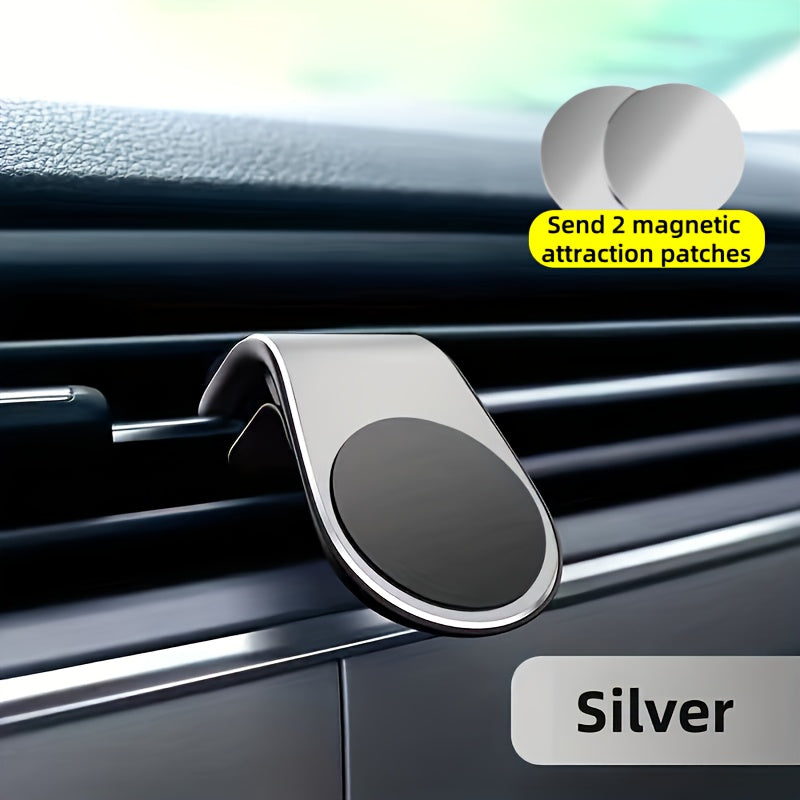 L-Shaped Magnitli Avtomobil Telefoningiz uchun Universal Havo Vent Montaji