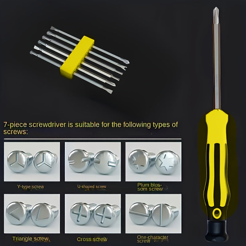 12-In-1 Precision Screwdriver Kit for Smartphones and Tablets Carbon Steel