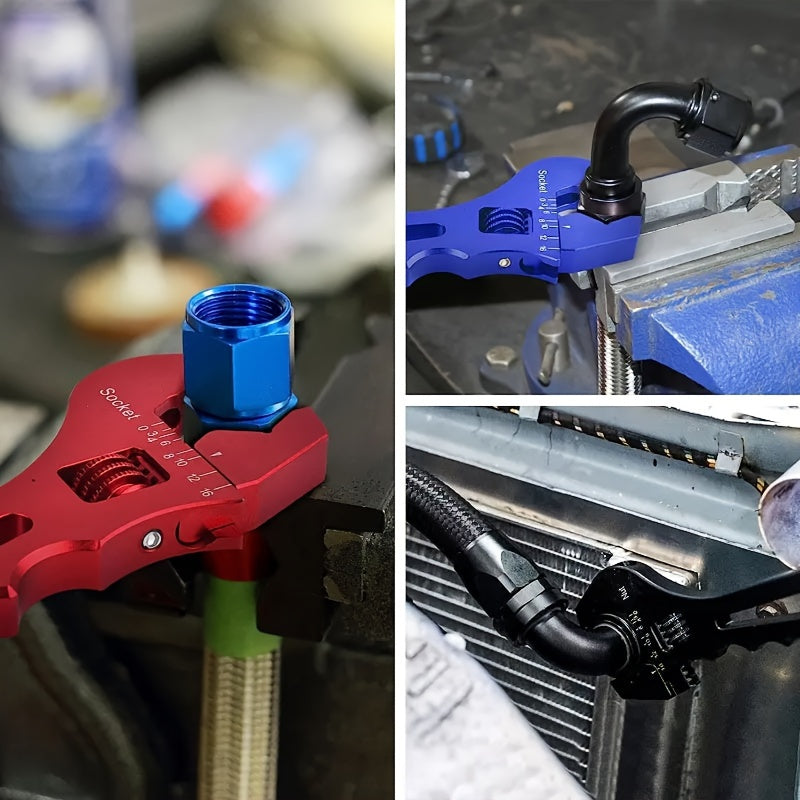 Adjustable Aluminum Wrench Spanner for 3AN-16AN Hose Fitting Adapter