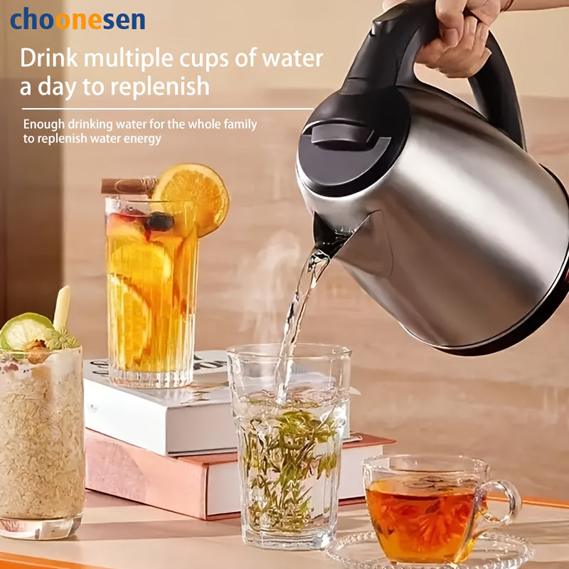 Stainless Steel Electric Kettle, Fast Heating, 220-240V, Compact, Durable
