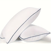 Luxury Cooling Pillow 45x71 cm Soft Velvet Fill for Back Side Belly Sleepers