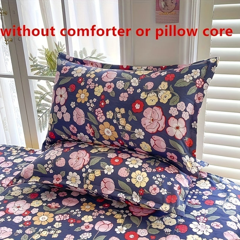 Soft Breathable Geometric Pillowcases 2 Pack Stain Resistant Envelope Closure