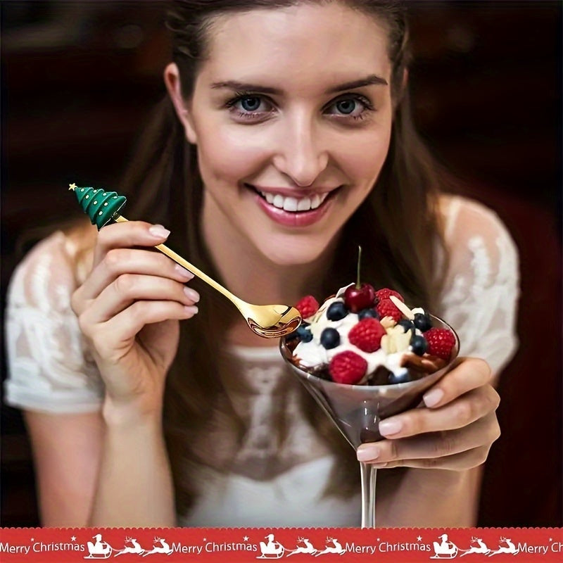 Набор из 12 кофейных ложек из нержавеющей стали для десертов и эспрессо