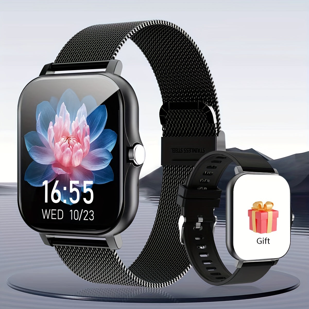 Reloj inteligente deportivo táctil HD de 1.83 pulgadas para hombres y mujeres con función de llamadas y modo multideporte