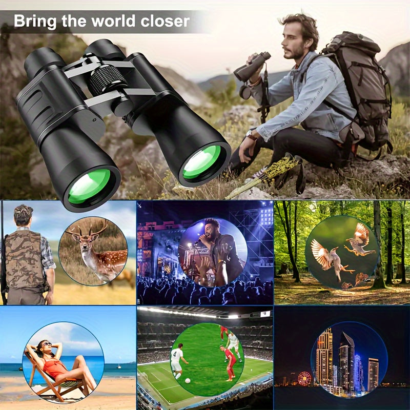 Adult Binoculars 10X50 FMC Lens for Birdwatching Outdoor Sports Concerts