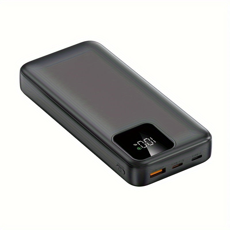 20000mAh Quvvat Banki 22.5W Tez To'ldirish LED Ko'rsatuvli Ikki Kirish va Chiqish Kompakt Portativ