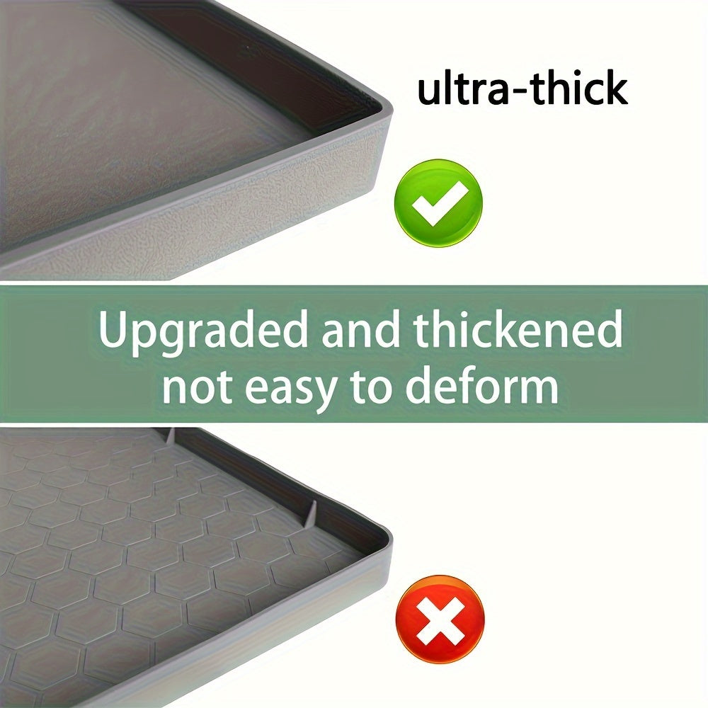 Organizador de silicona para debajo del fregadero para almacenamiento en cocina y baño, seco y limpio