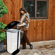 Portable Foldable Garbage Bin for Outdoor Indoor Use Camping Kitchen Household