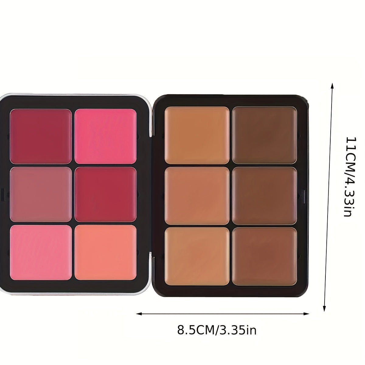 Women Face Makeup Palette 12 Colors Concealer Blush Cream Kit