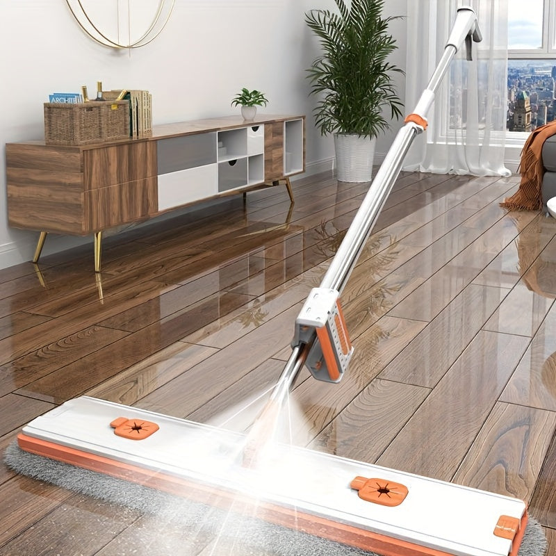 Dual-Use Spray Mop for Floor Cleaning with Wall Cleaner Attachment, Easy to Use