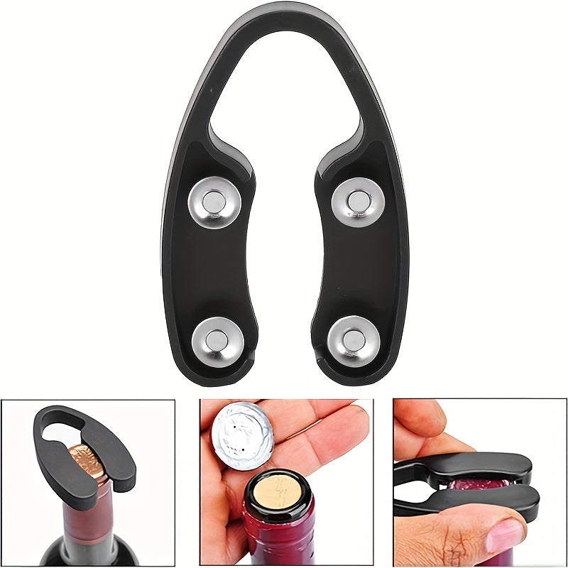 Dual-Blade Wine Foil Cutter ABS Material Ergonomic Safety Foil Remover Tool