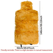 Plush Winter Car Seat Cushion Thick Warm Hand-Washable Universal Fit