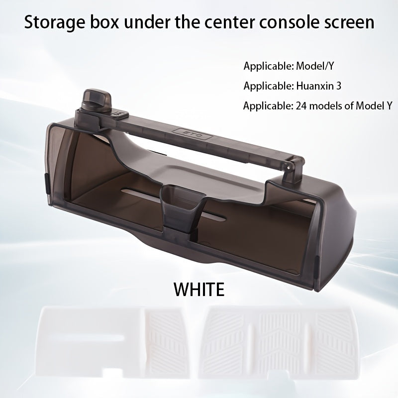 Car Interior Storage Box for Model Y and 3 Center Console Organizer Hidden Storage