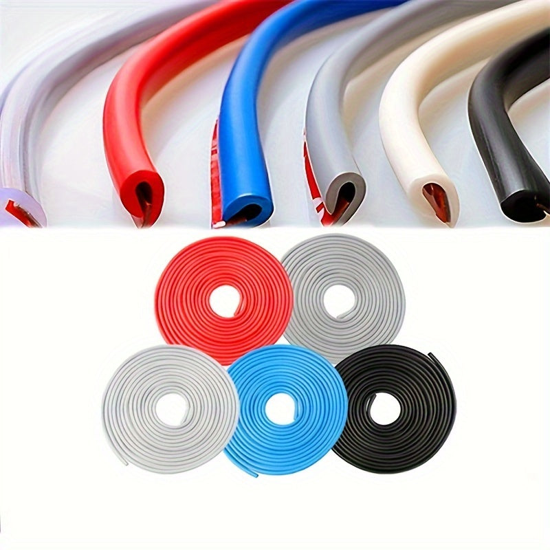 Universal Car Door Edge Protector Rubber U-Shape Seal 5m Anti-Scratch
