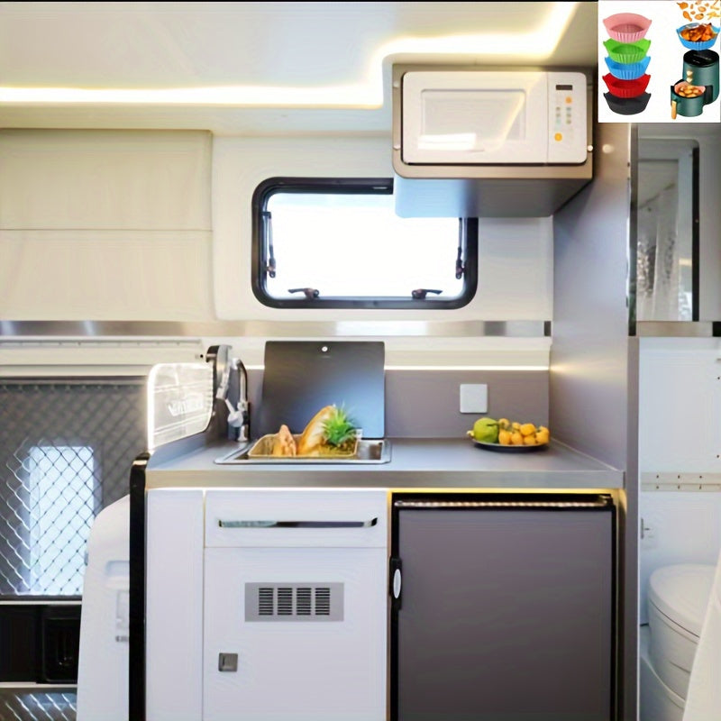 Non-Stick Reusable Silicone Air Fryer Liner for Healthy Cooking