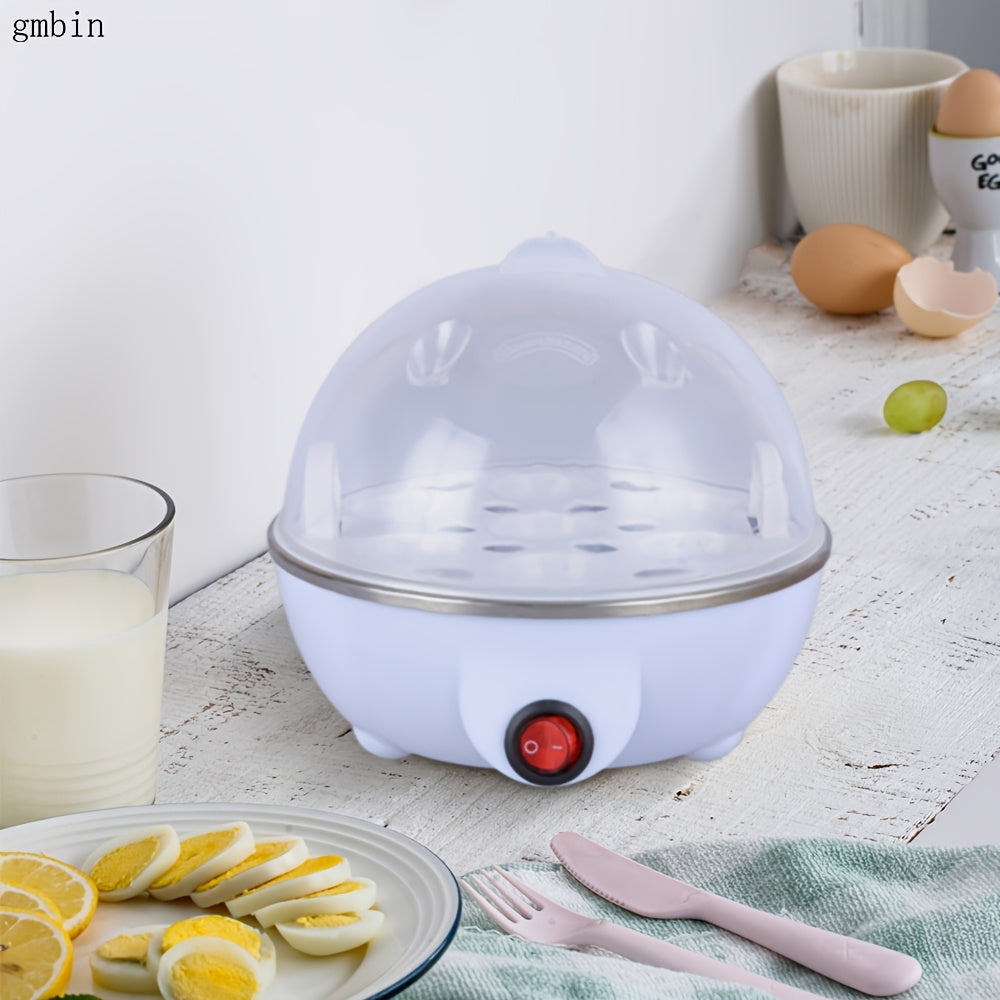 Egg Cooker Automatic Power-Off Steamer for 7 Eggs Multi-Function Single-Layer