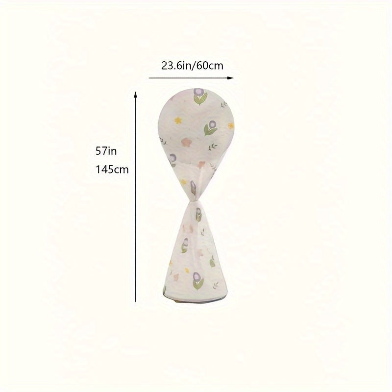 Modern Minimalist PVC Fan Dust Cover with Floral Patterns Full Protection Dust-Proof